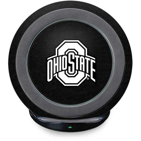 Ohio State University OSU Black Fast Charge Wireless Charging Stand Skin